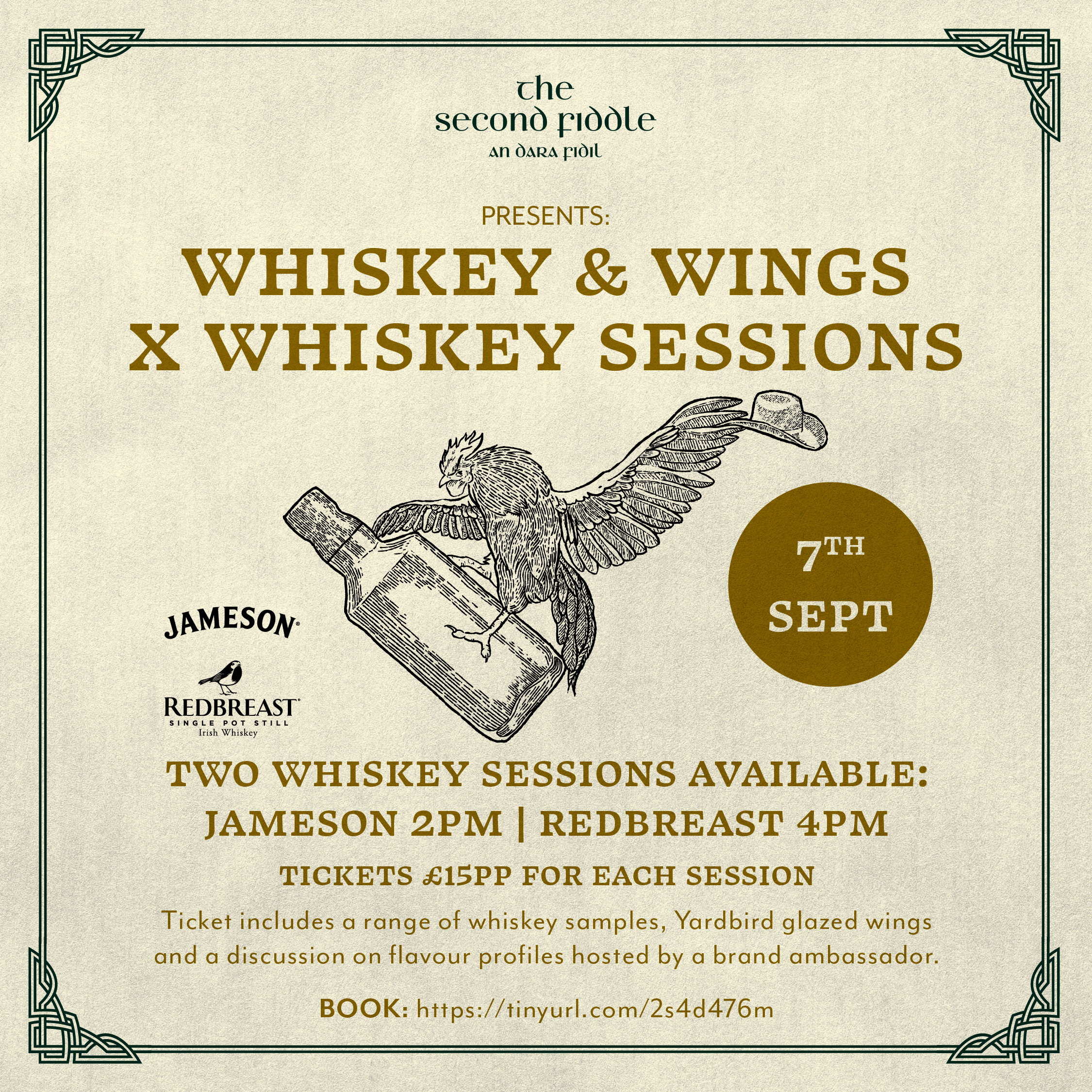 WHISKEY & WINGS X WHISKEY SESSIONS