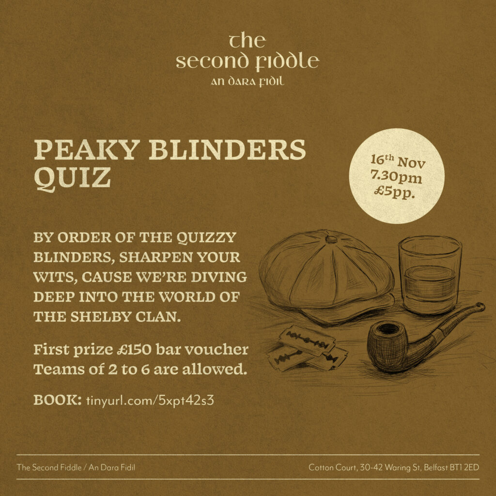 PEAKY BLINDERS QUIZ | 16th NOV